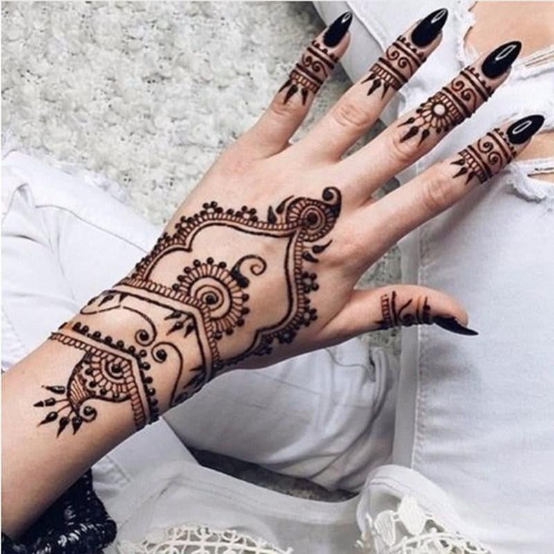 Simple Arabic Henna Designs - Henna Tattoo - Mehndi Designs